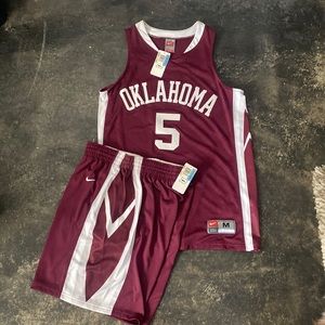 NCAA OKLAHOMA SOONERS vintage basketball Jersey #5